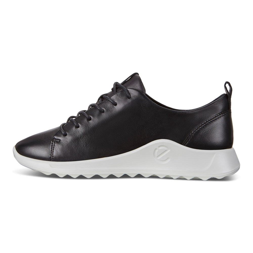 ECCO Womens Sneakers Black - Flexure Runner - ATX-098653